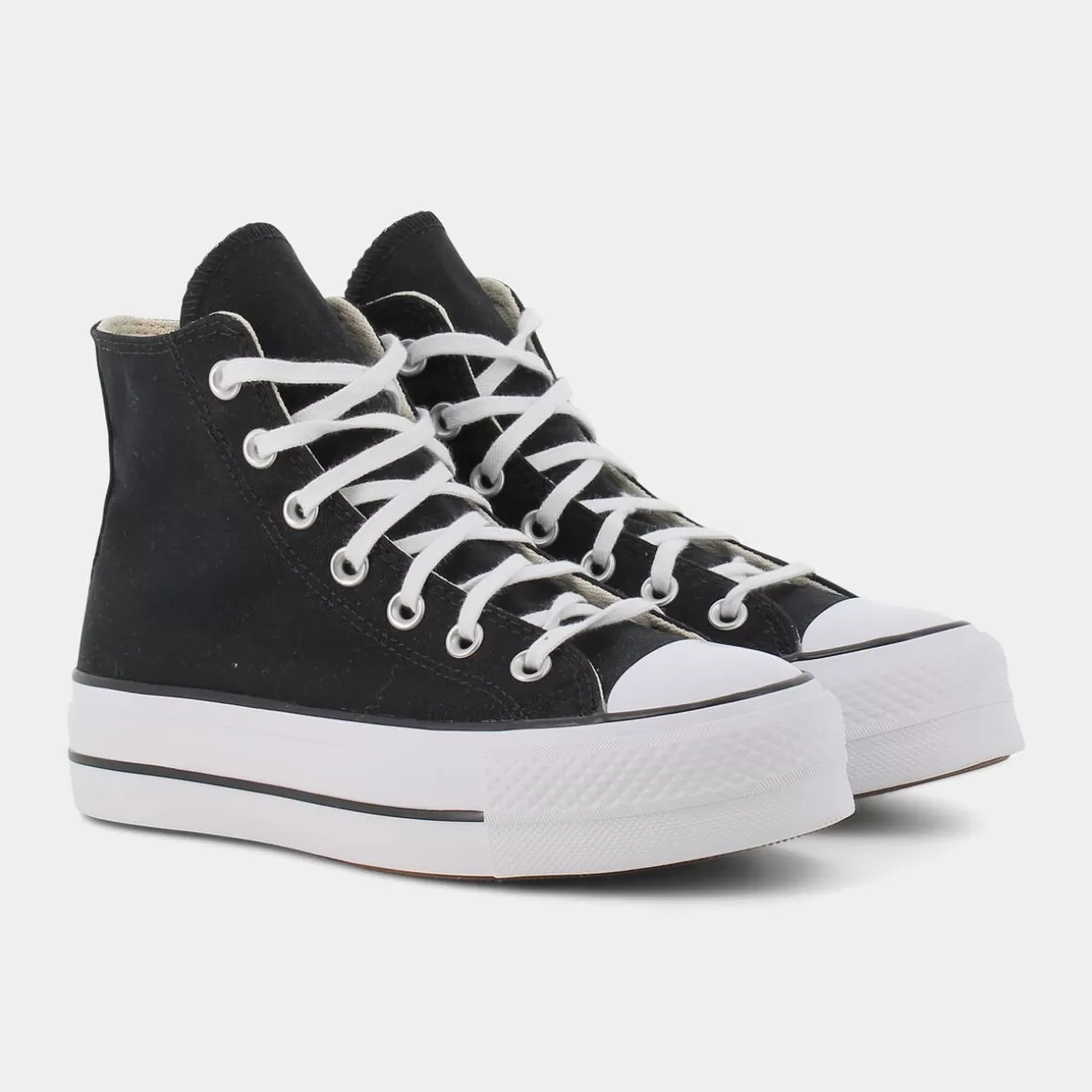 Cheap CONVERSE 560845C Chuck Taylor All Star Platform Black/White/White - Sportive Nero