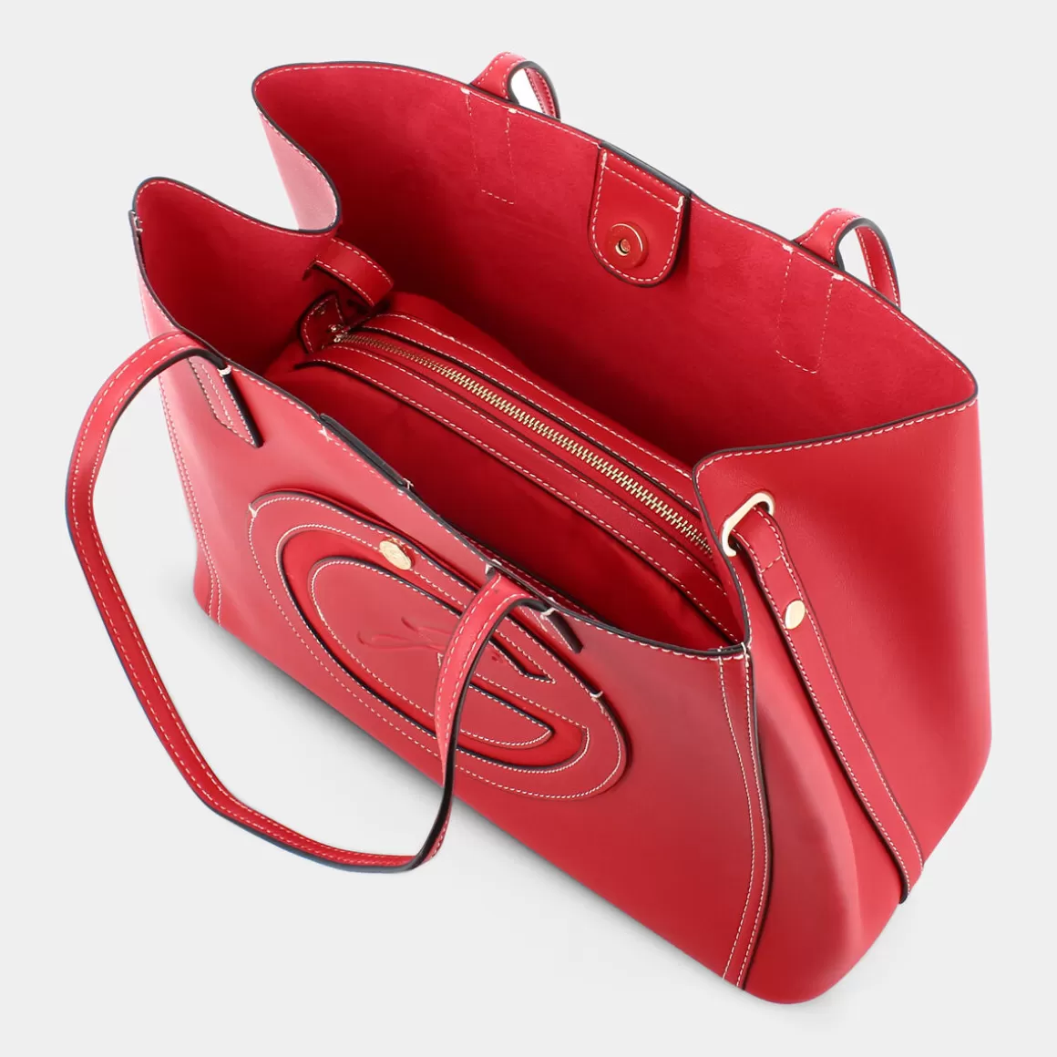 Online GATTINONI Bendc7809Wvp400 Dana Shop Corallo - Borse Rosso