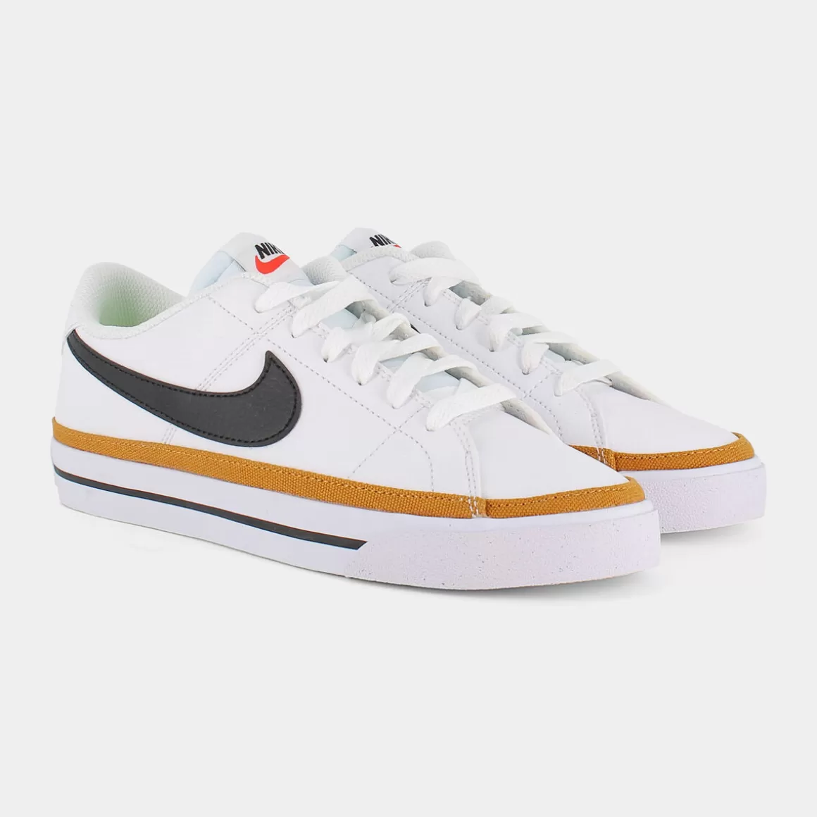 Fashion NIKE Dh3161 Court Legacy Next Nature White/Black-Desert Ochre-Team Orange - Sportive Bianco