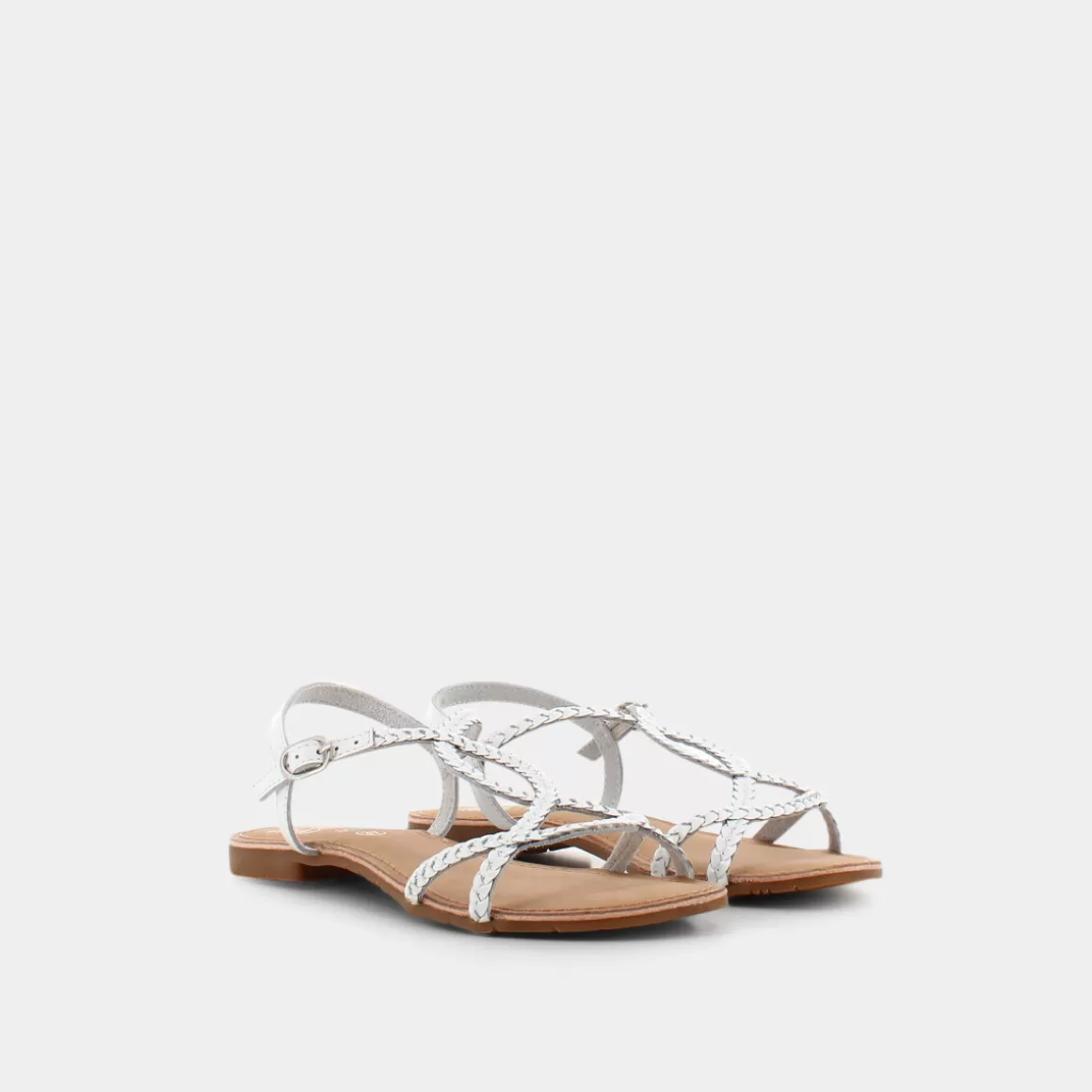 Shop PATTI DI LUNA Sy-E23D-17 Sandali Bianco